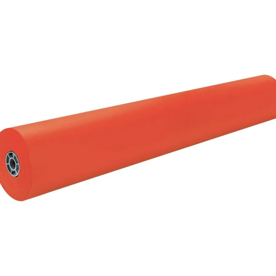 Pacon Rainbow Duo-Finish Kraft Paper Roll, 36" x 1000', Orange