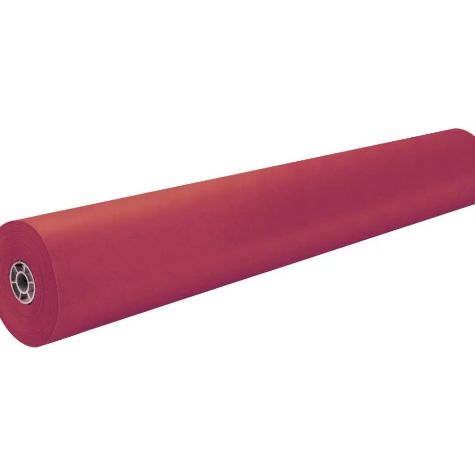 Pacon Rainbow Duo-Finish Kraft Paper Roll, 36" x 1000', Scarlet
