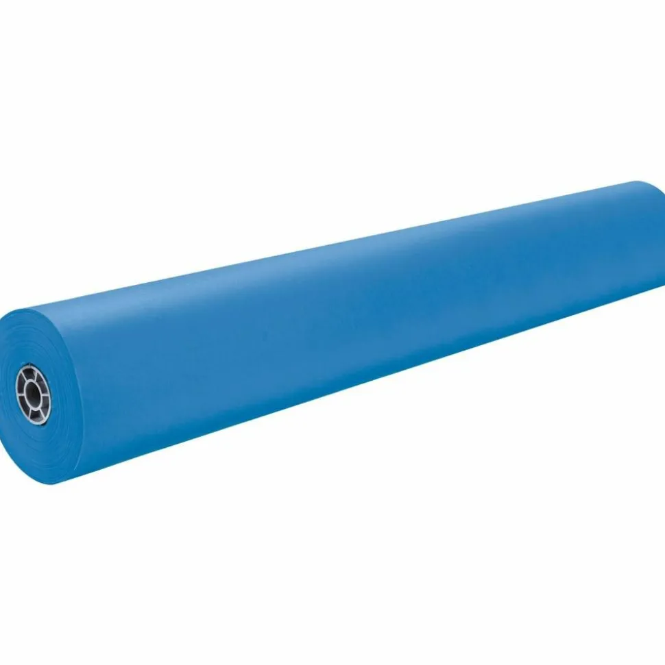 Pacon Rainbow Duo-Finish Kraft Paper Roll, 36" x 1000', Brite Blue