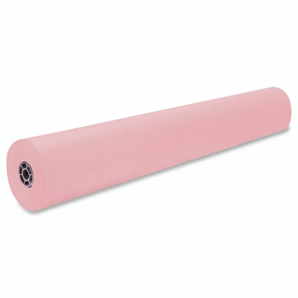 Pacon Rainbow Duo-Finish Kraft Paper Roll, 36" x 1000', Pink