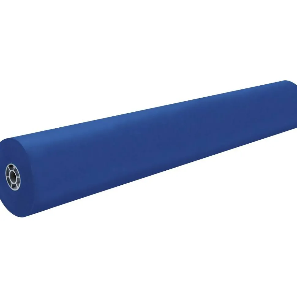 Pacon Rainbow Duo-Finish Kraft Paper Roll, 36" x 1000', Dark Blue
