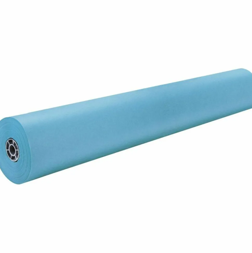 Pacon Rainbow Duo-Finish Kraft Paper Roll, 36" x 1000', Sky Blue