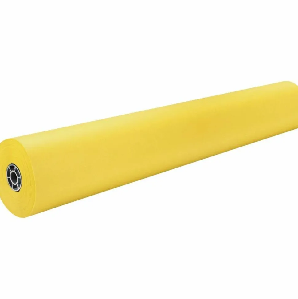 Pacon Rainbow Duo-Finish Kraft Paper Roll, 36" x 1000', Yellow