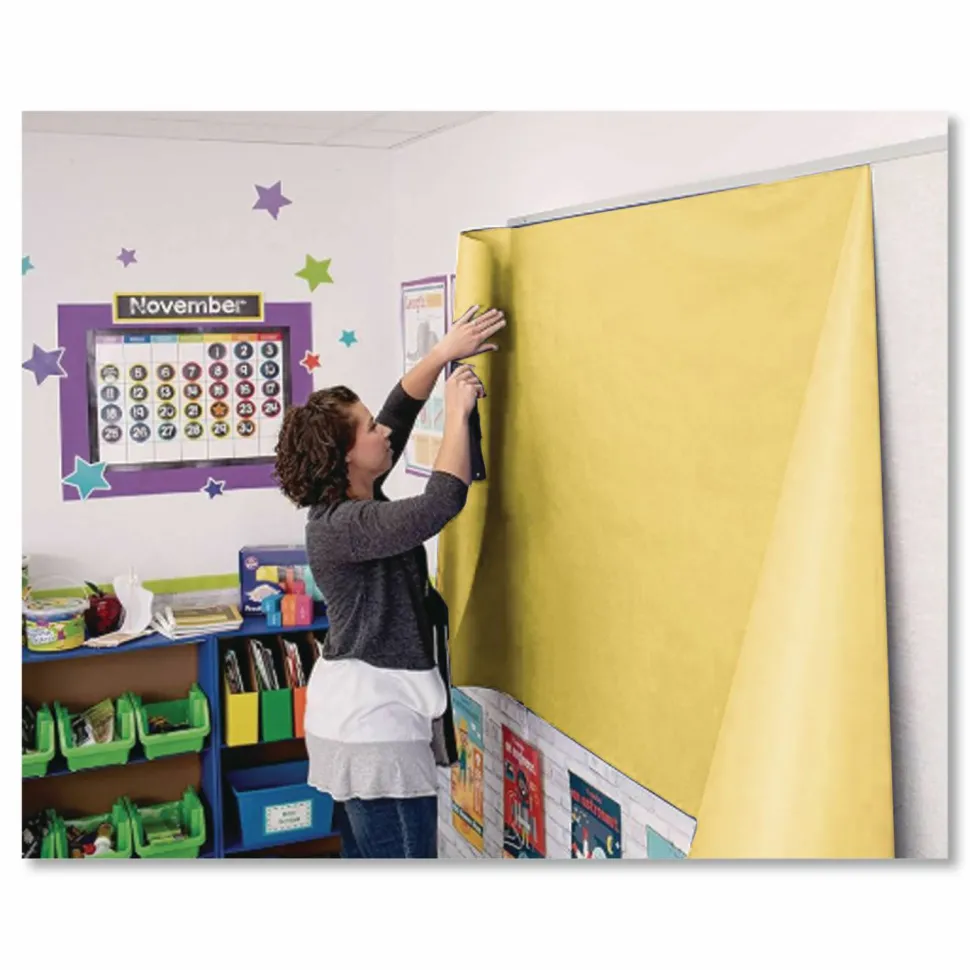 Pacon Rainbow Duo-Finish Kraft Paper Roll, 36" x 1000', Yellow