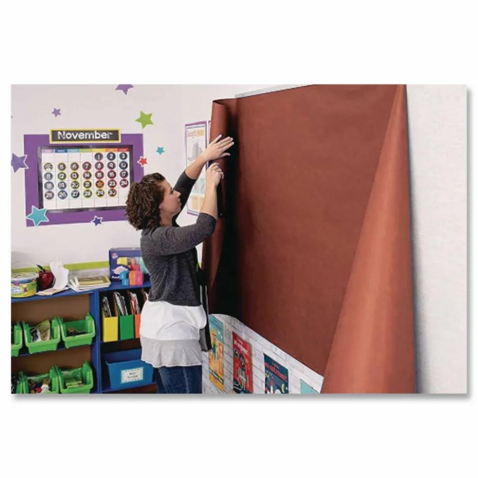 Pacon Rainbow Duo-Finish Kraft Paper Roll, 36" x 1000', Brown