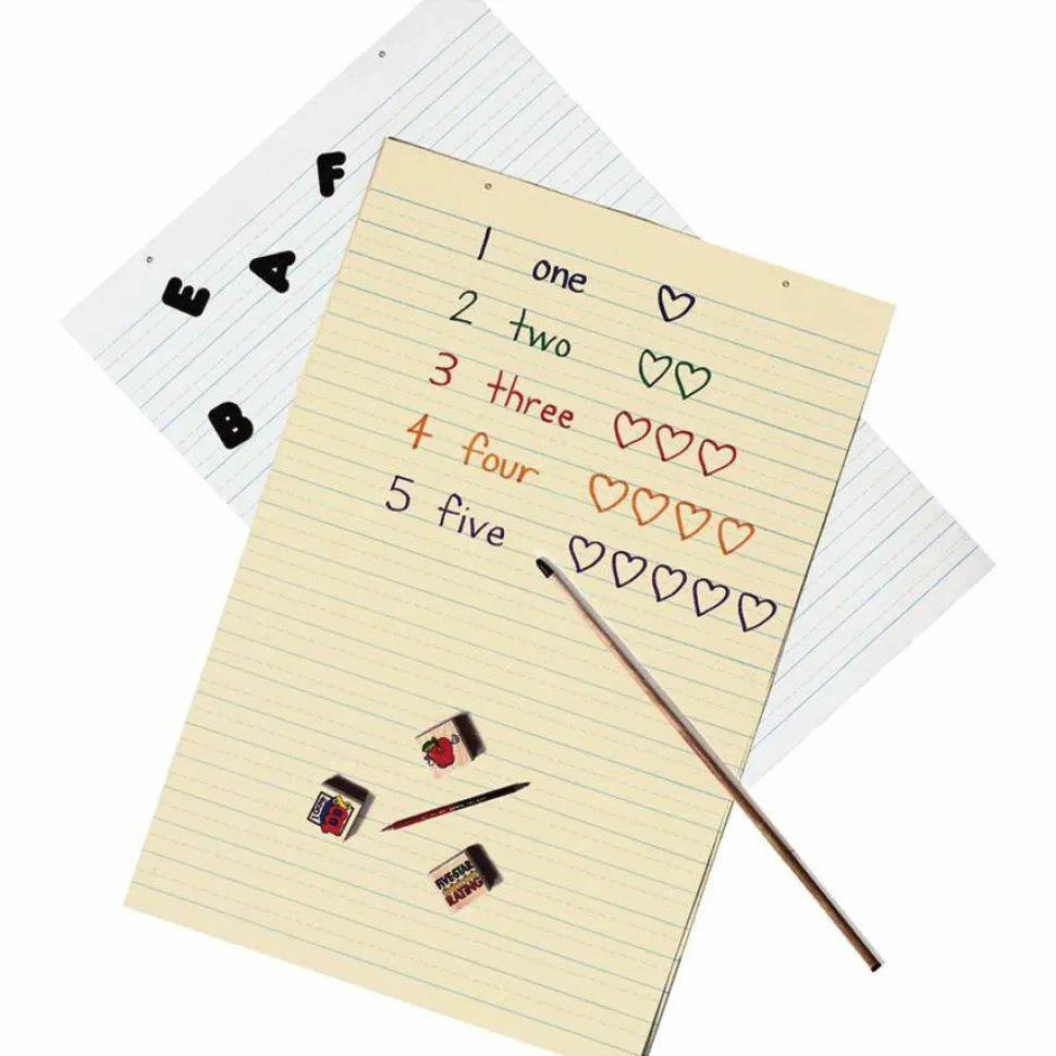 Pacon Ruled Tagboard Sheets, 24″ x 36″, Manila, Lightweight, 1-1/2″ Ruled, 100 Sheets
