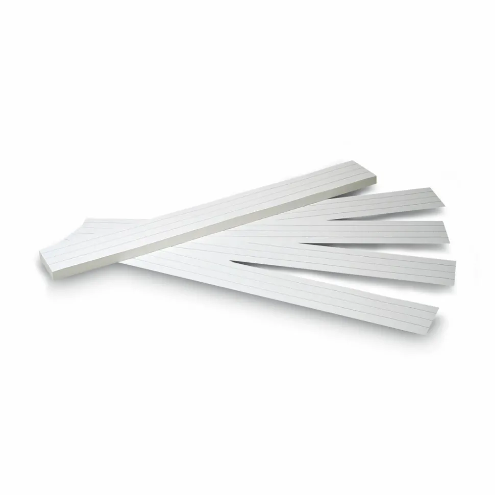 Pacon Sentence Strips, 3" x 24", White Tagboard, Pack Of 100, 5166