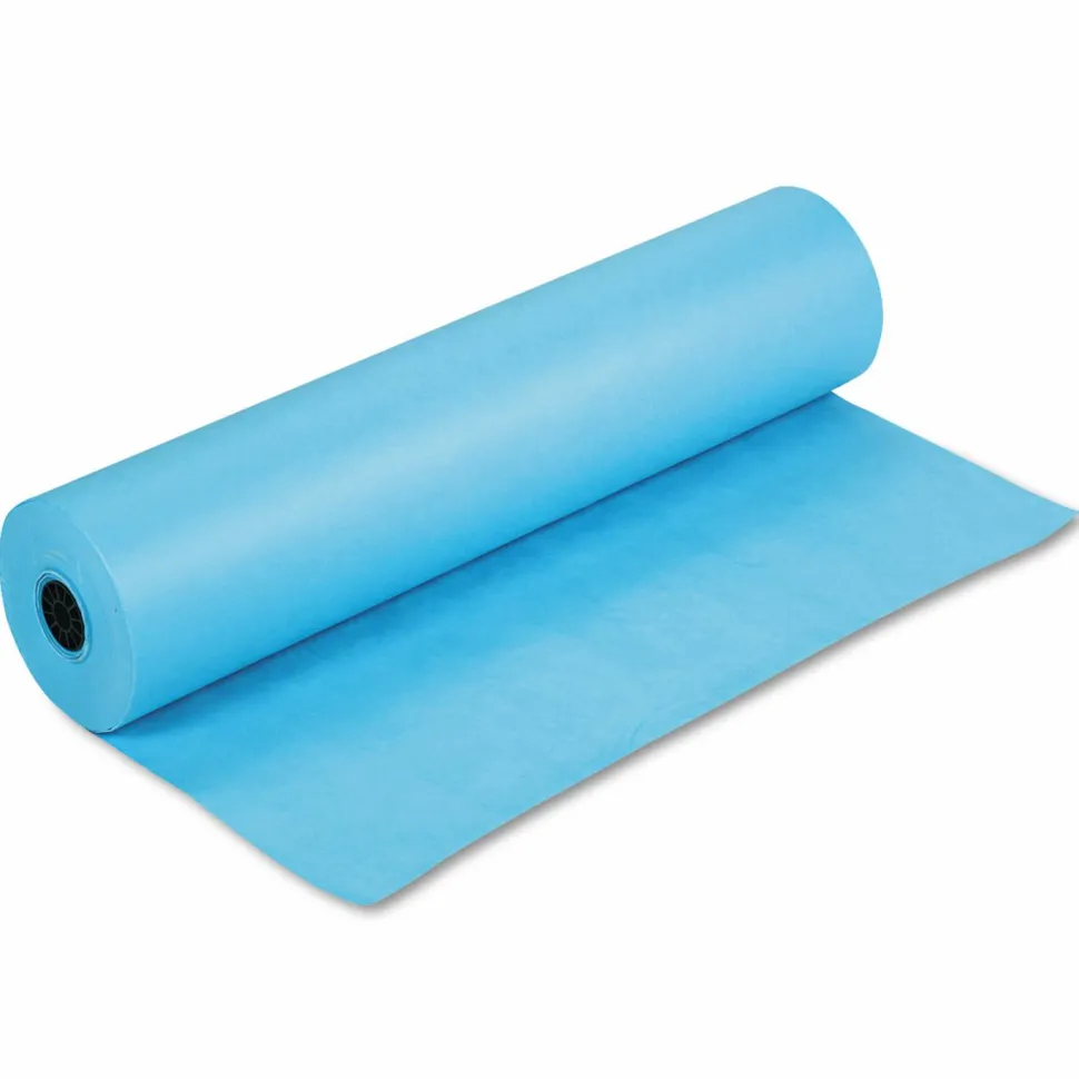 Pacon Spectra ArtKraft Duo-Finish Paper, 48 lb Text Weight, 36" x 1,000 ft, Sky Blue
