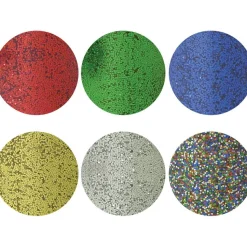 Pacon Spectra Glitter Sparkling Crystals, Assorted Colors, Pack Of 12