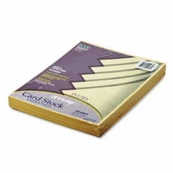 Pacon Array Card Stock, 65 lb Cover Weight, 8.5 x 11, Ivory, 100/Pack