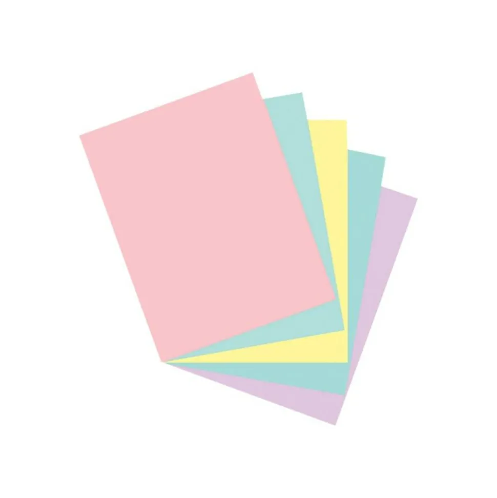Pacon Array Card Stock, 65 lb Cover Weight, 8.5 x 11, Assorted Pastel Colors, 100/Pack