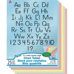 Pacon Colored Paper Chart Tablet