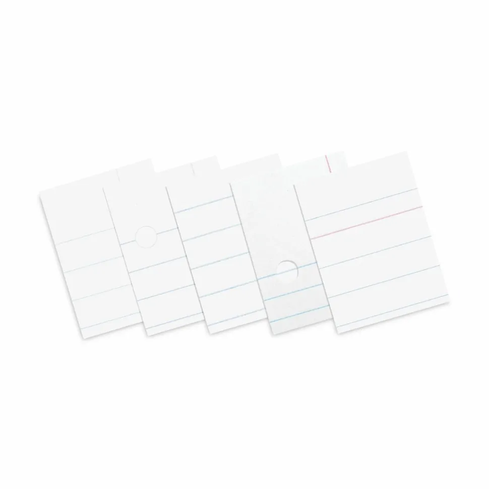 Pacon Composition Paper, Unpunched, 3/8" Rule, 8 1/2" x 11", White, Pack Of 500 Sheets