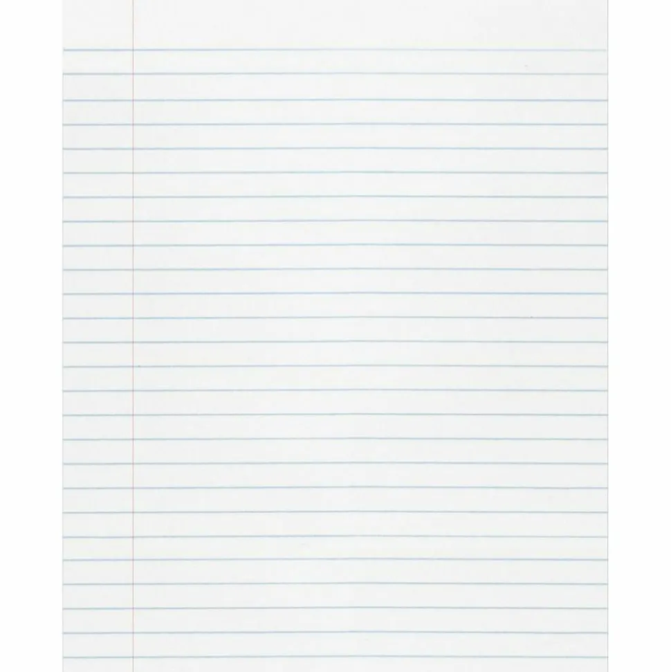 Pacon Composition Paper, Unpunched, 3/8" Rule, 8 1/2" x 11", White, Pack Of 500 Sheets