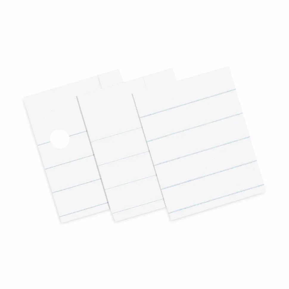 Pacon Composition Paper, Unpunched, 3/8" Rule, 8 1/2" x 11", White, Pack Of 500 Sheets