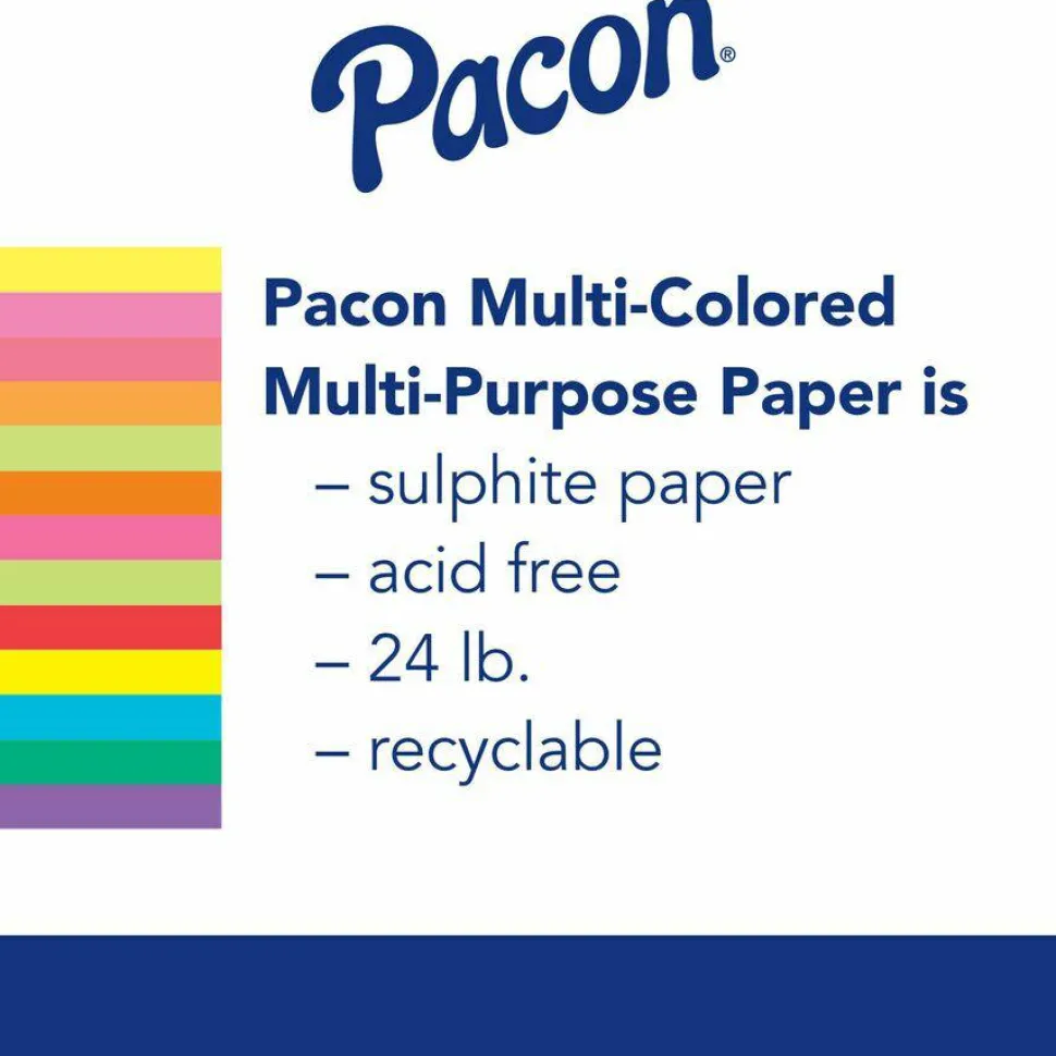 Pacon Kaleidoscope Color Multi-Use Printer & Copy Paper, Pumpkin Orange, Letter (8.5" x 11"), 500 Sheets Per Ream, 24 Lb, 95 Brightness