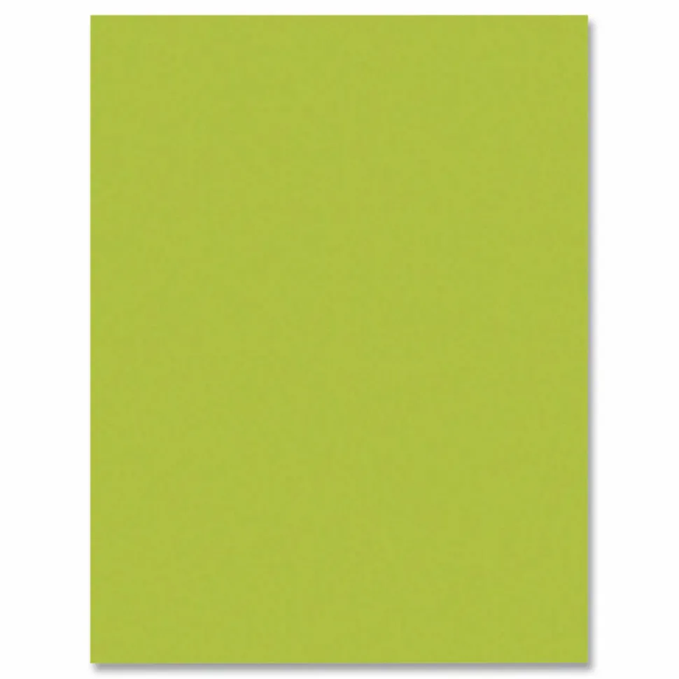 Pacon Kaleidoscope Multipurpose Colored Paper, 24 lb Bond Weight, 8.5 x 11, Lime, 500/Ream