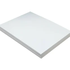 Pacon Medium Weight Tagboard, 12 x 9, White, 100/Pack