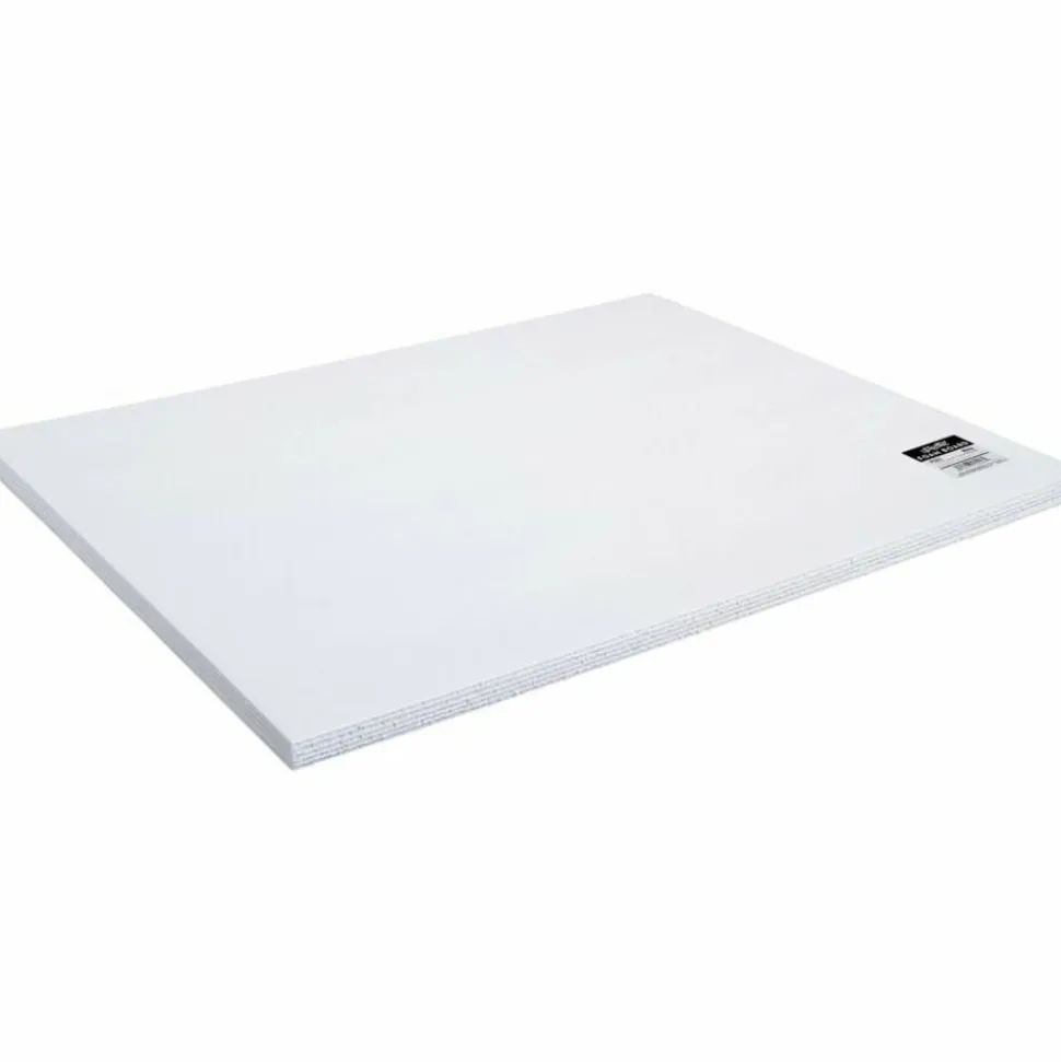 Pacon Original Foam Core Graphic Art Board, 22" x 28", White, Carton Of 5