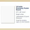 Pacon Peacock Railroad Board, 22" x 28", 4-Ply, White, Carton Of 100 Sheets, PAC104225