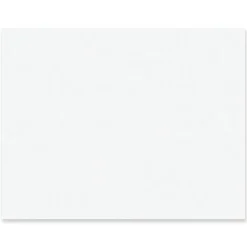 Pacon Peacock Railroad Board, 22" x 28", 4-Ply, White, Carton Of 100 Sheets, 5460