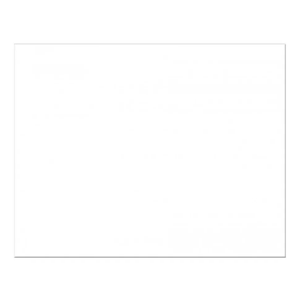 Pacon Peacock 100% Recycled Railroad Board, 22" x 28", 4-Ply, White, Pack Of 25
