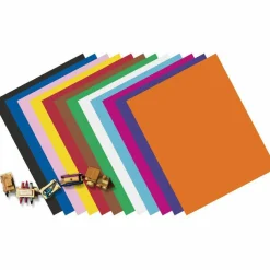 Pacon Peacock 100% Recycled Railroad Board, 22" x 28", 4-Ply, Black, Carton Of 25 Sheets