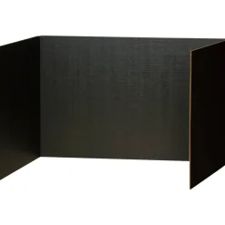Pacon Round Table Privacy Board, 80% Recycled, Black, Pack Of 4