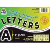 Pacon Self-Adhesive Letters, 2", Black, Pack Of 159