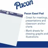 Pacon Unruled Easel Pads - 50 Sheets - Plain - Stapled/Glued - Unruled Front Ruling - 27"x34" Sheet Size - 3385