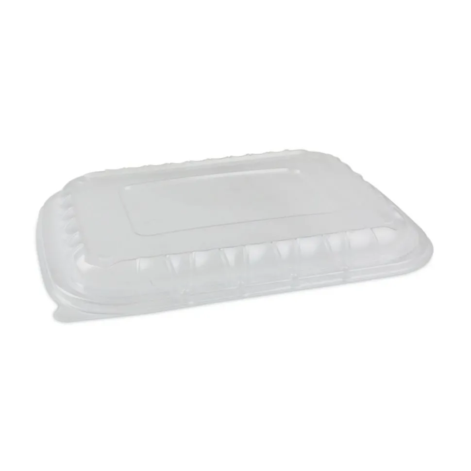Pactiv Evergreen EarthChoice Entrée2Go Takeout Containers, 1”H x 11-3/4”W x 8-3/4”D, Clear, Case Of 200 Containers