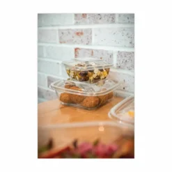 Pactiv Evergreen EarthChoice Square Bowls, 16 Oz, Clear, Plastic, Carton Of 504 Bowls