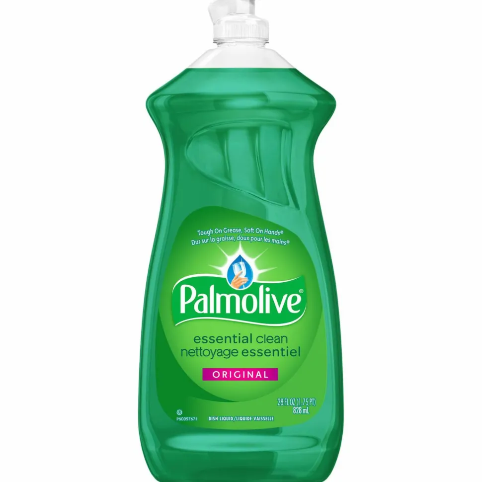 Palmolive Dish Soap Liquid, Fresh Scent, 28 oz Bottle, 9/Carton