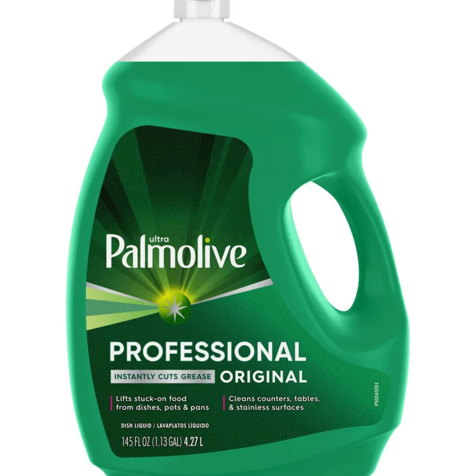 Palmolive Professional Dishwashing Liquid, Fresh Scent, 145 oz Bottle, 4/Carton