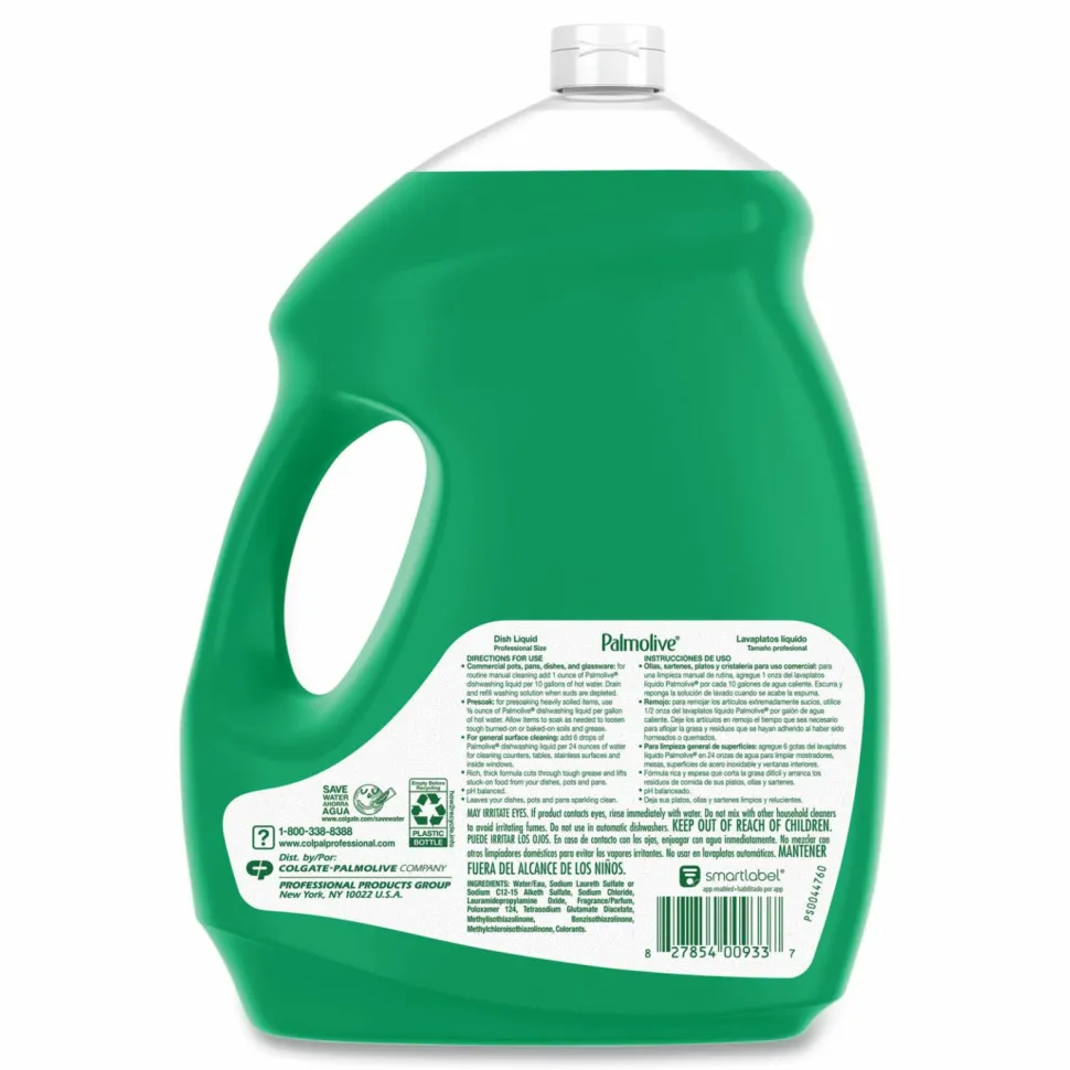 Palmolive Professional Dishwashing Liquid, Fresh Scent, 145 oz Bottle, 4/Carton