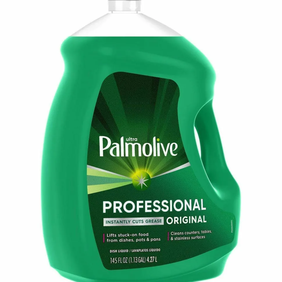 Palmolive Professional Dishwashing Liquid, Fresh Scent, 145 oz Bottle, 4/Carton