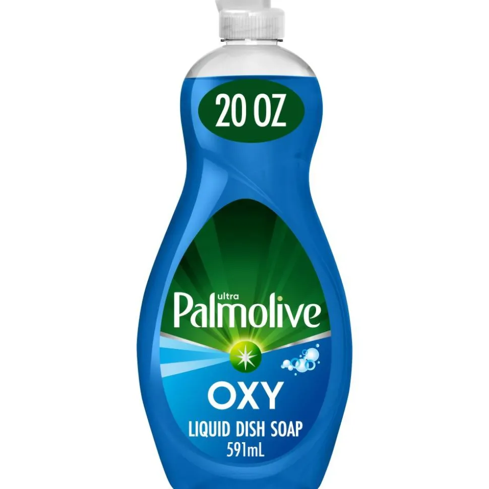 Palmolive Ultra Dish Soap Oxy Degreaser Concentrate, 20 Oz, Blue, Carton Of 9