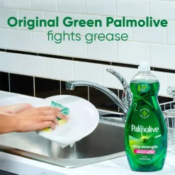 Palmolive Ultra Strength Liquid Dishwashing Soap, 20 Oz Bottle, Case Of 9