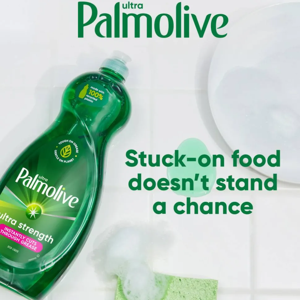Palmolive Ultra Strength Liquid Dishwashing Soap, 20 Oz Bottle, Case Of 9