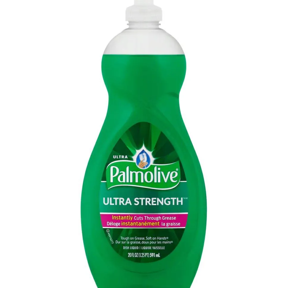 Palmolive Ultra Strength Liquid Dishwashing Soap, 20 Oz Bottle, Case Of 9