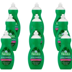 Palmolive Ultra Strength Liquid Dishwashing Soap, 20 Oz Bottle, Case Of 9