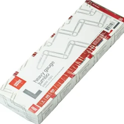 Paper Clips, 500 Total, Jumbo, Silver, 100 Per Box, Pack Of 5 Boxes