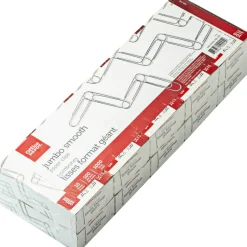 Paper Clips, Jumbo, Silver, Pack Of 10 Boxes, 100 Clips Per Box, 1,000 Total