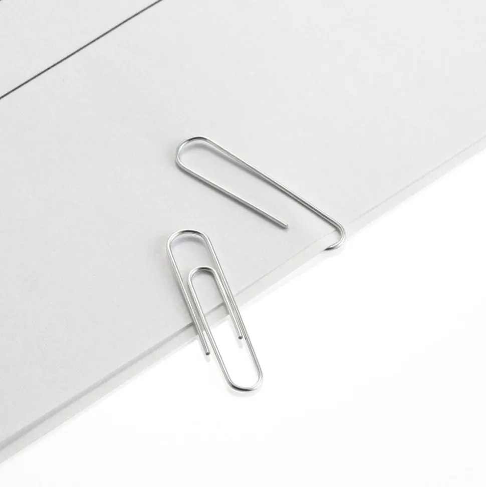Paper Clips, No. 1, Small, Silver, Pack Of 10 Boxes, 100 Per Box, 1,000 Total