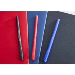 Paper Mate Ballpoint Stick Pens, Medium Point, 1.0 mm, Red Barrel, Red Ink, Pack Of 12