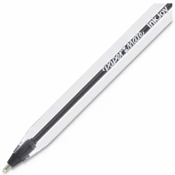 Paper Mate InkJoy 50ST Ballpoint Pens, Medium Point, 1.0 mm , Translucent Barrel, Black Ink, Pack Of 12 Pens