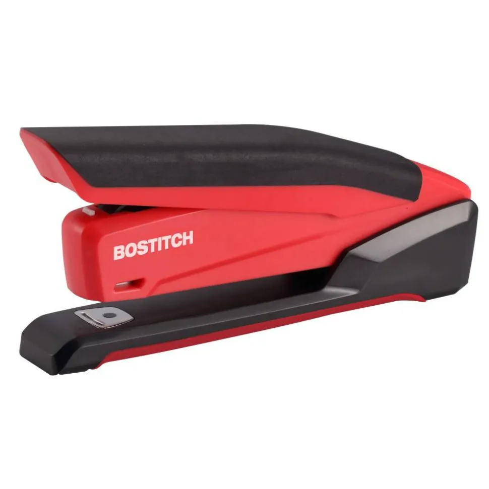 PaperPro InPower Spring-Powered Desktop Stapler With Antimicrobial Protection, 20 Sheets Capacity, Assorted Colors