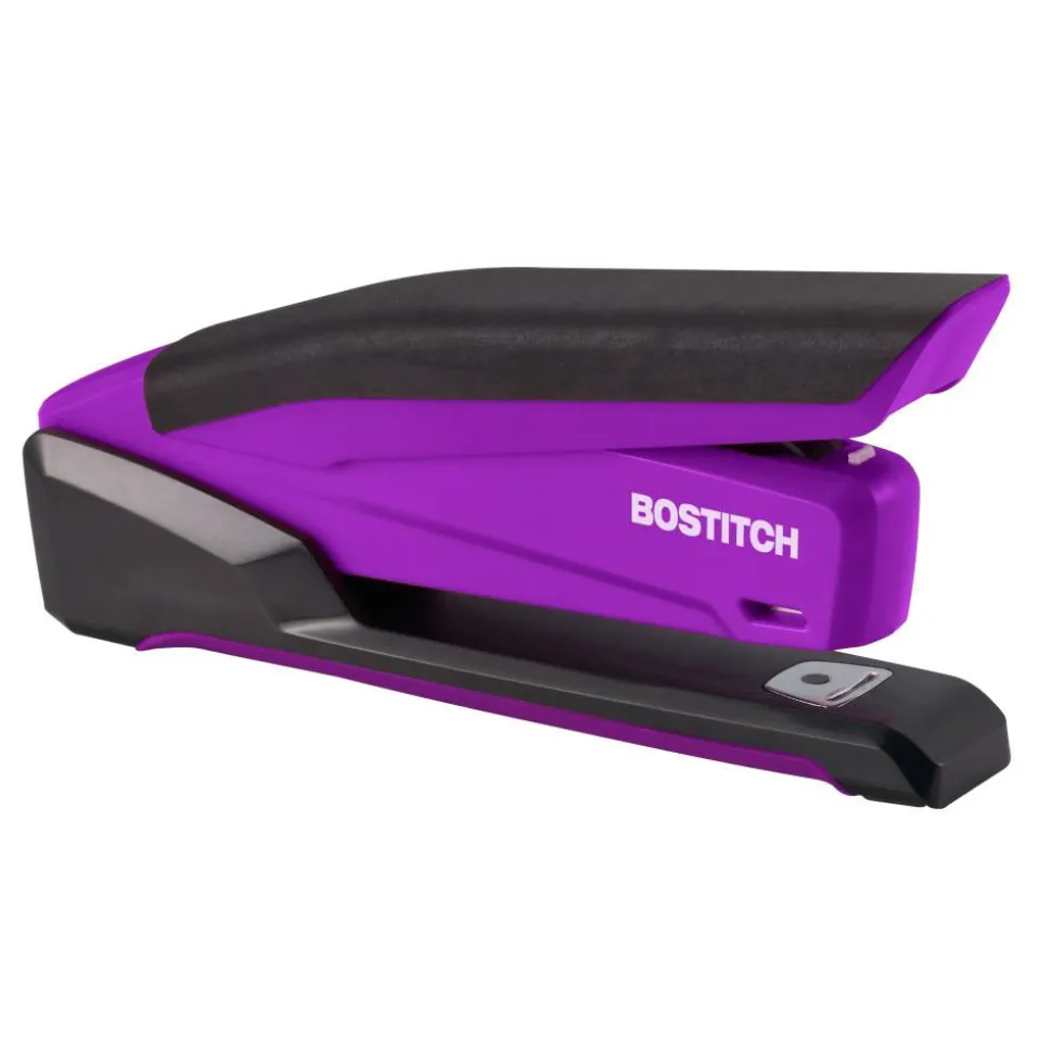 PaperPro InPower Spring-Powered Desktop Stapler With Antimicrobial Protection, 20 Sheets Capacity, Assorted Colors