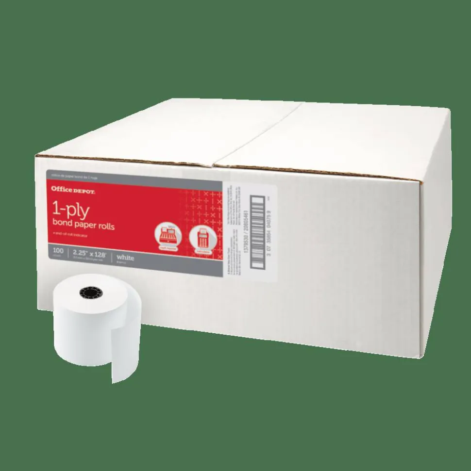 Paper Roll, 2-1/4" x 128', White
