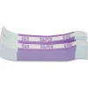 PAP-R Currency Straps, Violet, $2,000, Pack Of 1,000
